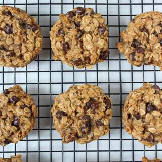 Chocolate Chip Banana Oat Cookies