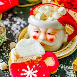 Cut-Out Coffee Cup Cookies