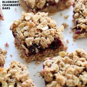 Cranberry Blueberry Crumb Bars
