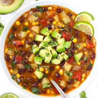 Southwest Black Bean Soup (Easy!)