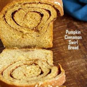 Pumpkin Cinnamon Swirl Bread - Yeast Sandwich Bread