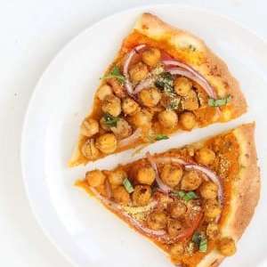 Chickpea Pumpkin Veggie Pizza