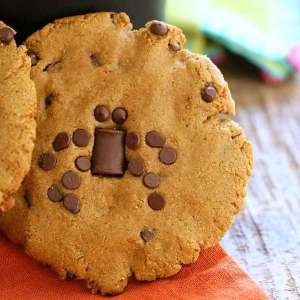 Vegan Pumpkin Chocolate Chip Cookies