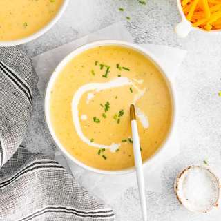 Cheddar Apple Soup