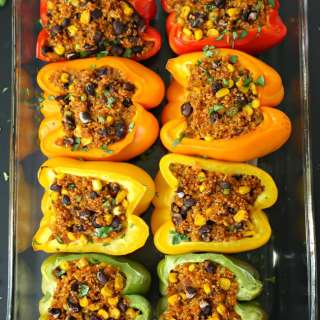 Mexican Quinoa Stuffed Peppers