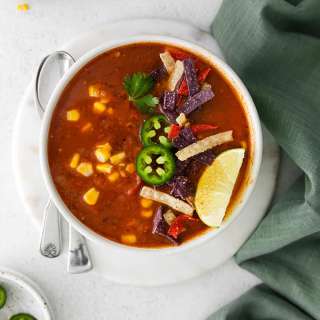 Vegan Tortilla Soup