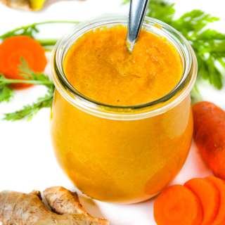 Carrot Ginger Miso Dressing (Oil-Free!)
