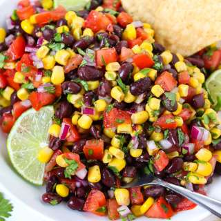 Black Bean Salsa (Easy!)