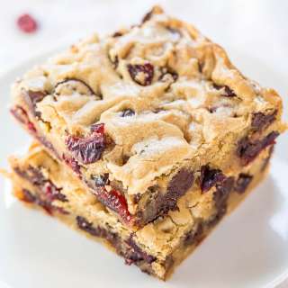 Cranberry Chocolate Chip Blondies