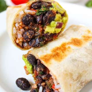 Black Bean Burrito (Vegan!)