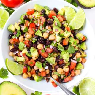 Fiesta Bean Salad (Easy, Vegan!)