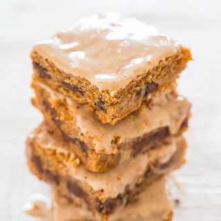 Chocolate Chip Ooey Gooey Pumpkin Bars