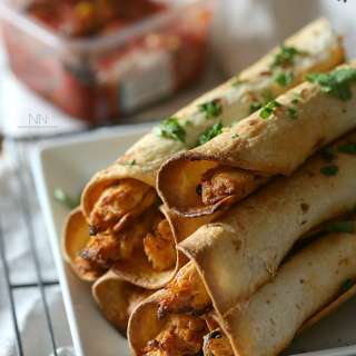 Creamy Chicken Taquitos