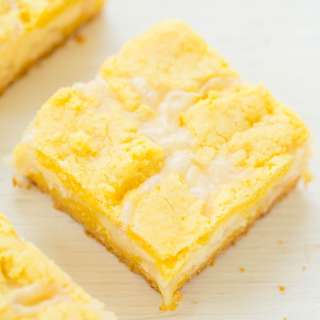 Lemon Coconut White Chocolate Gooey Bars