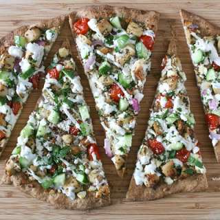 Chicken Souvlaki Pizza