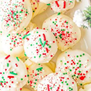 White Chocolate Peanut Butter Truffles