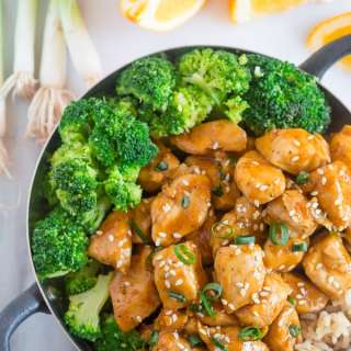 Healthier Orange Chicken