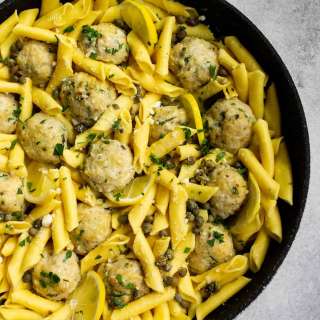 Chicken Piccata Meatballs