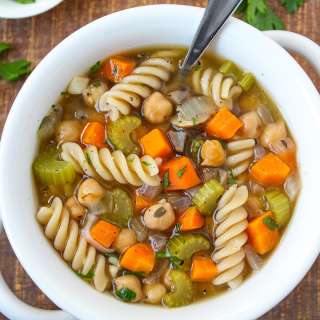 Chickpea Noodle Soup (Easy!)