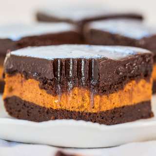 Cream Cheese Pumpkin Brownies