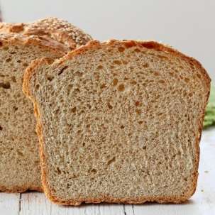 Vegan Sprouted Wheat Millet Sandwich Bread Recipe