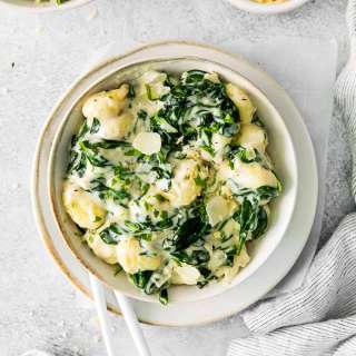 Creamy Spinach Gnocchi