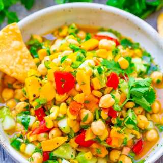 Mango Chickpea Corn Salad