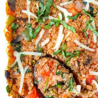 Pizza Quinoa Casserole (Vegan!)