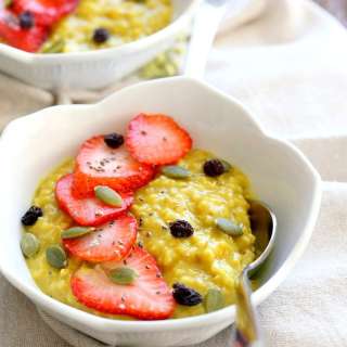 Turmeric Steel Cut Oats Recipe
