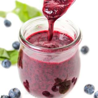 Blueberry Salad Dressing (Oil-Free!)