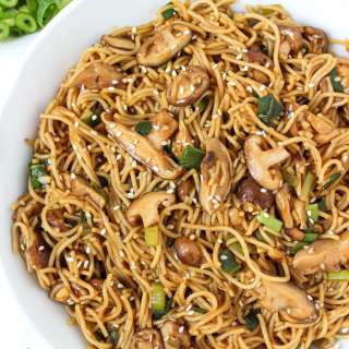 Shiitake Garlic Noodles