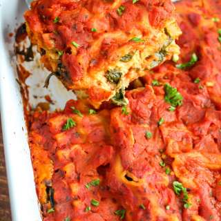 Easy Vegan Lasagna with Chickpea Ricotta