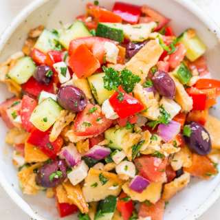 Greek Pita Chip Salad