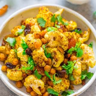 Roasted Curried Cauliflower Salad