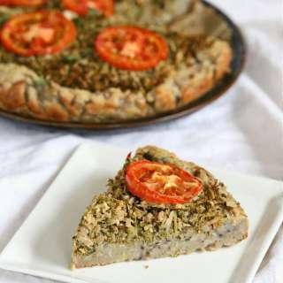 Broccoli Cauliflower Masala Pie