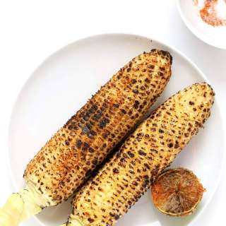 Indian Roasted Corn on the cob - Street style Butta or Bhutta recipe