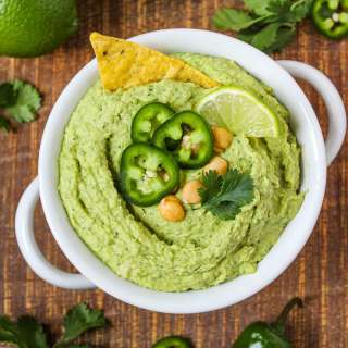 Cilantro Jalapeño Hummus (Easy!)
