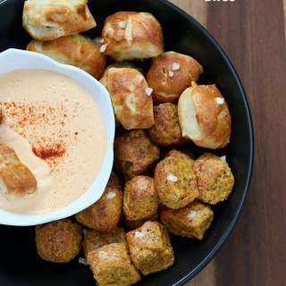 Gluten free Vegan Pretzel Bites