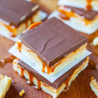 Peanut Butter Caramel Twix Bars