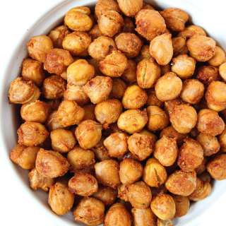 Smoky Roasted Chickpeas (Oil-Free!)
