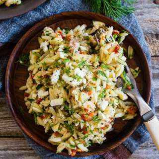 Mediterranean Tuna Orzo Salad