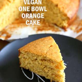 One Bowl Vegan Orange Cake