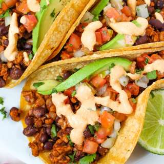 Black Bean Tempeh Tacos (Easy!)