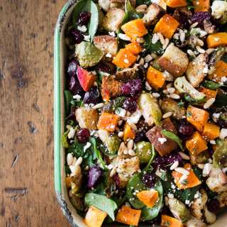 Fall Panzanella Salad