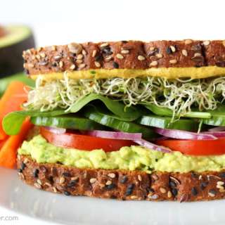 Avocado Veggie Sandwich
