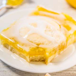Glazed Lemon Pie Bars