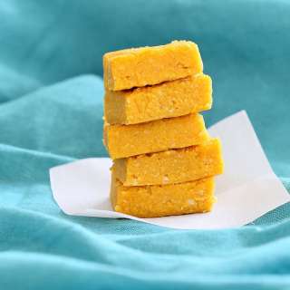 Vegan Mango Burfi. Mango Fudge Bars. Indian Recipe