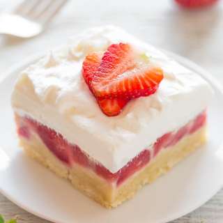 Strawberry Custard Bars