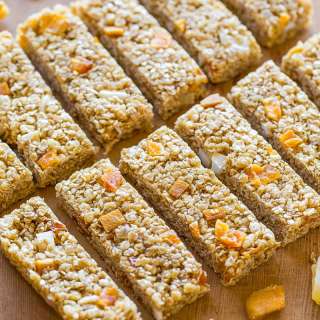 No-Bake Tropical Granola Bars