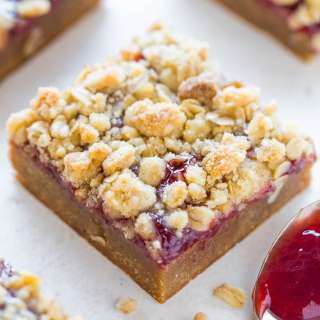 Peanut Butter and Jelly Bars